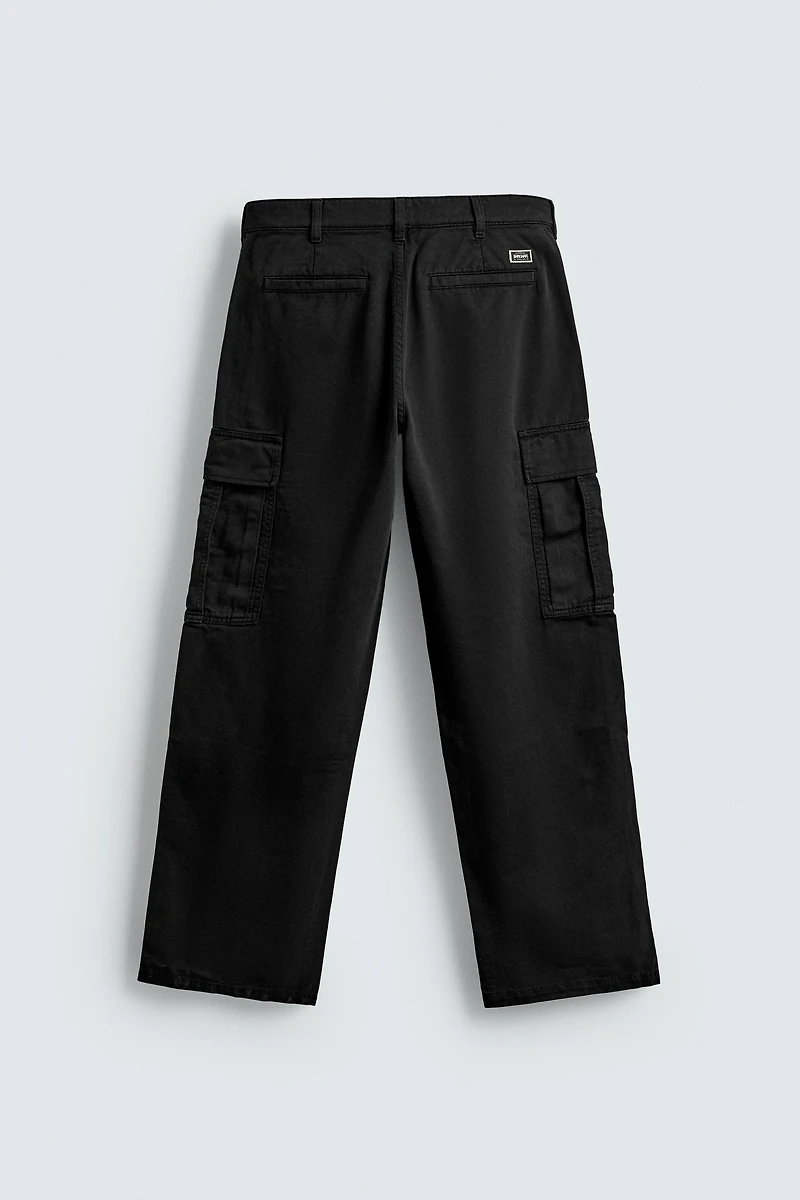 STRAIGHT FIT CARGO PANTS