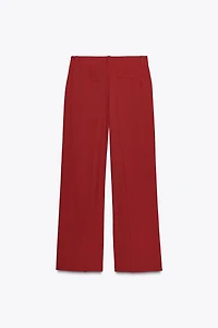 PLEATED WIDE LEG PANTS