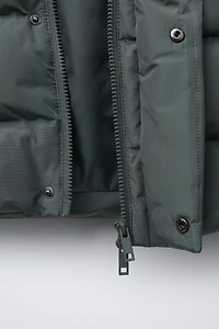 LONG WATER-REPELLENT DOWN PUFFER COAT