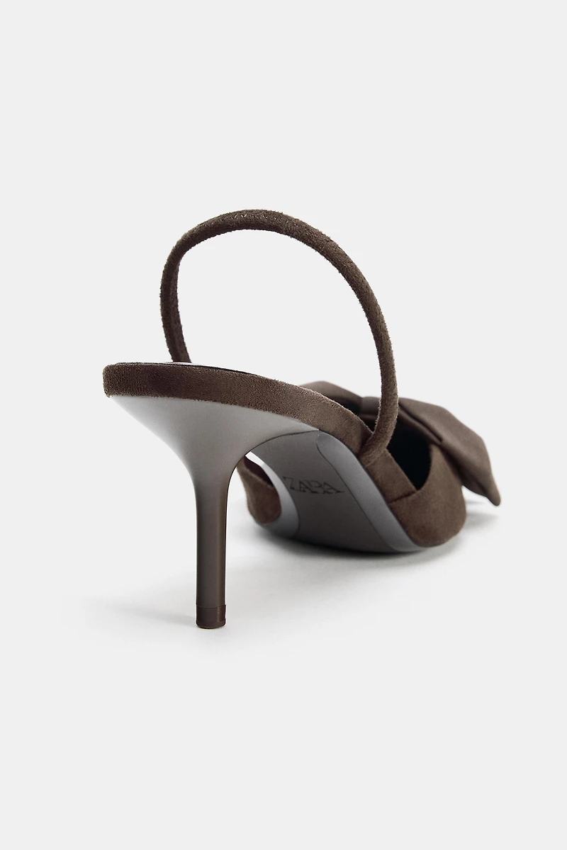 BOW DETAIL HEELS