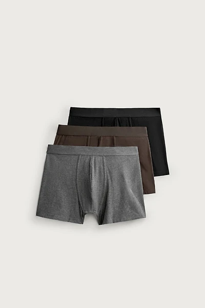 SOFT BOXER BRIEFS - PACK OF 3