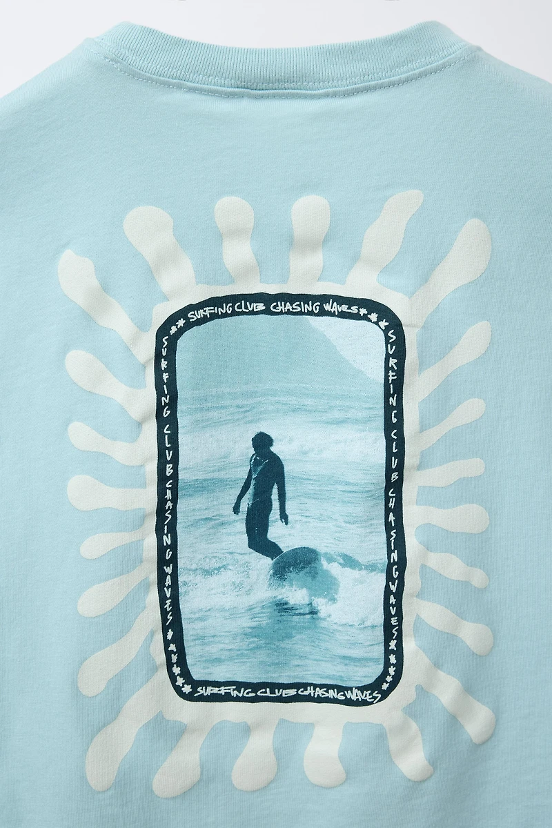 SURF PRINT T-SHIRT