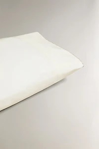 CHILDREN'S EMBROIDERED PILLOWCASE WITH TRIM DETAIL