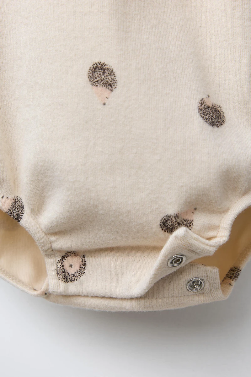 COZY HEDGEHOG BODYSUIT