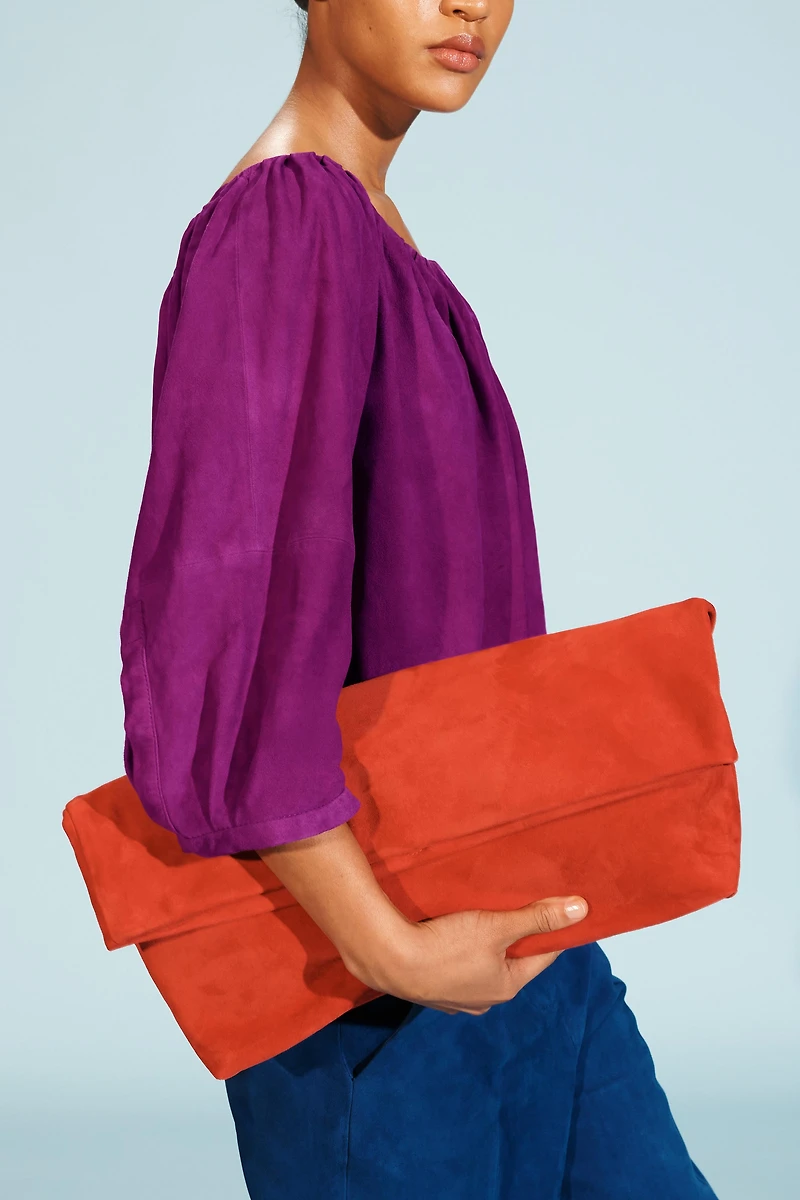 LIMITED EDITION SUEDE TOP