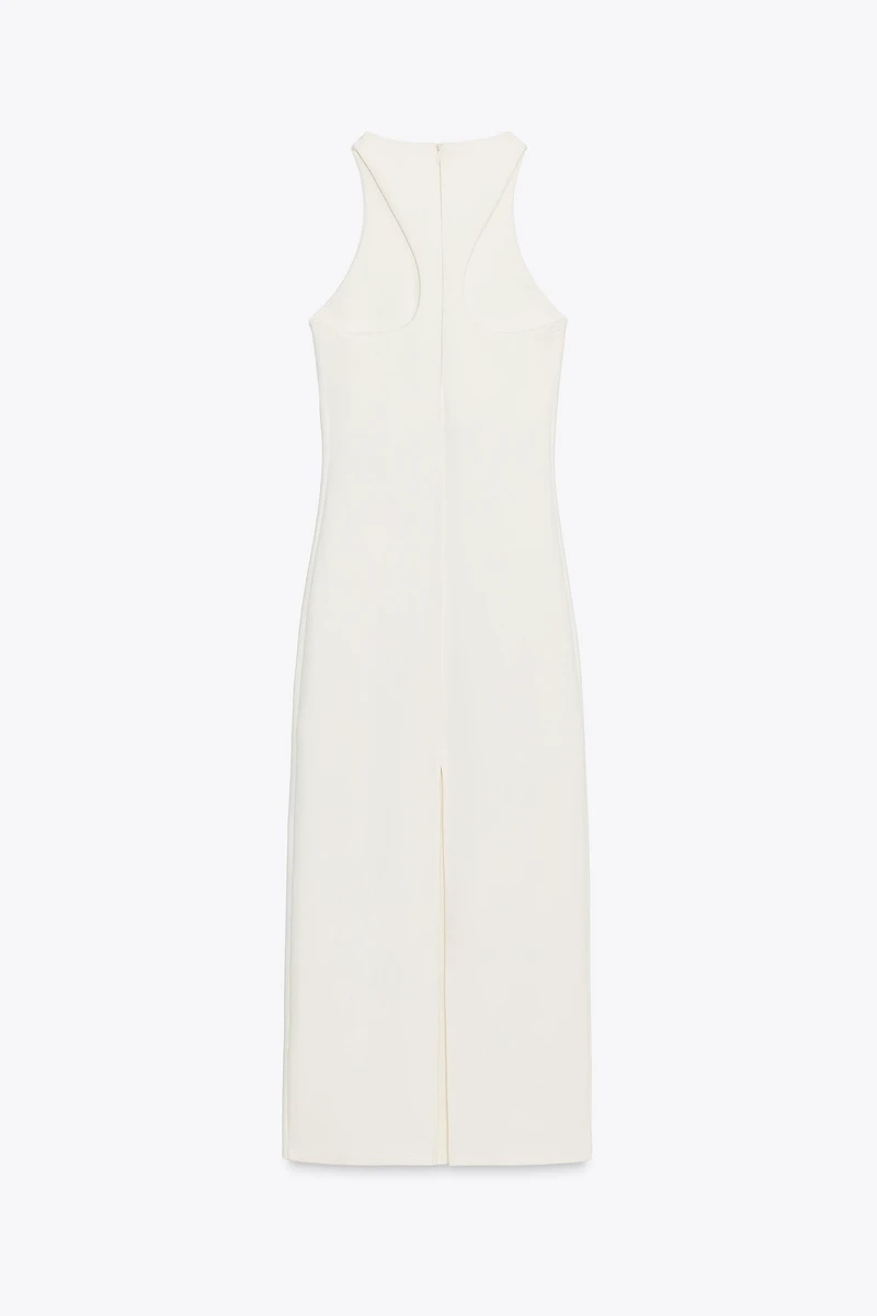 HALTER INTERLOCK DRESS