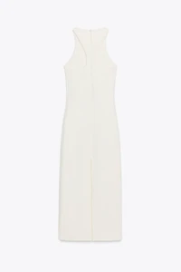 HALTER INTERLOCK DRESS