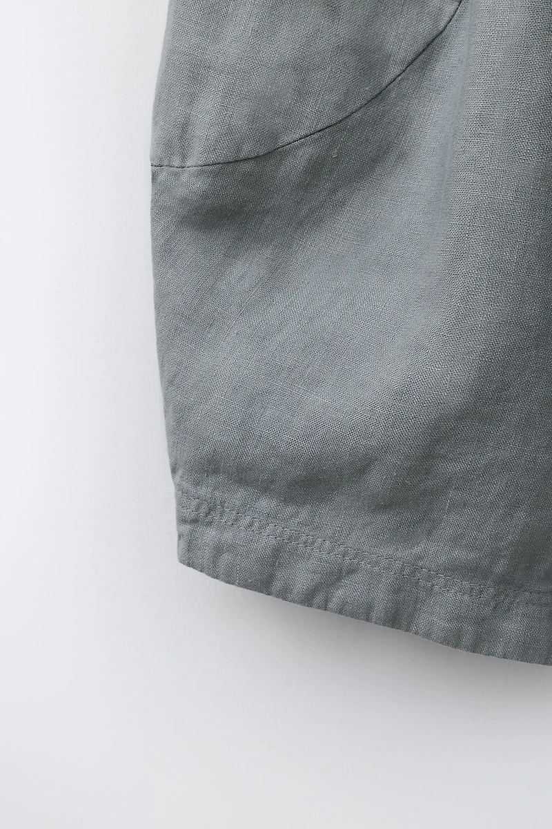 100% LINEN BALLOON PANTS