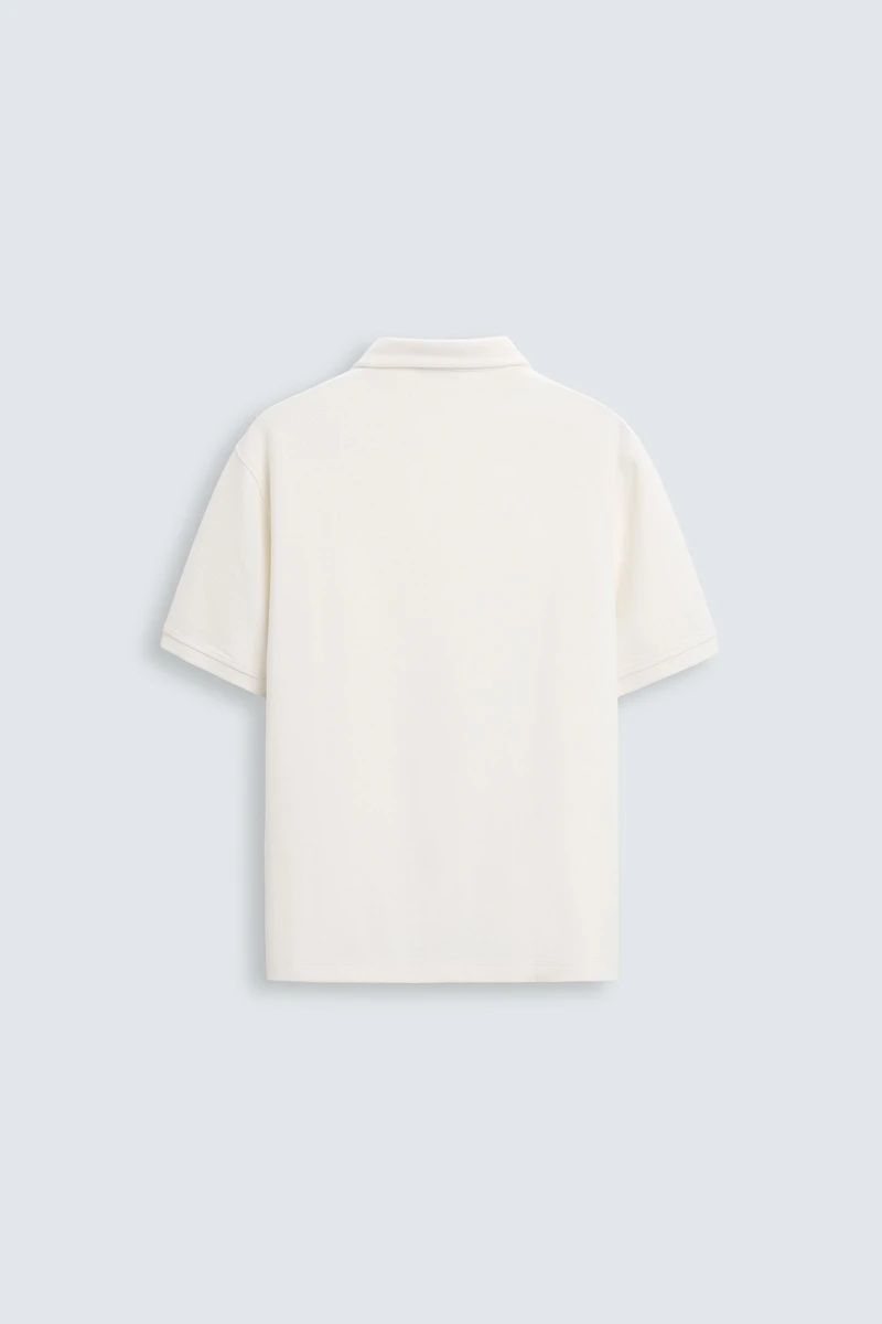 BASIC TEXTURED POLO SHIRT