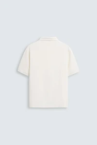 BASIC TEXTURED POLO SHIRT