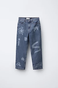 JEAN SKATER IMPRIMÉ