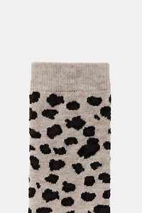 ANIMAL PRINT JACQUARD SOCKS