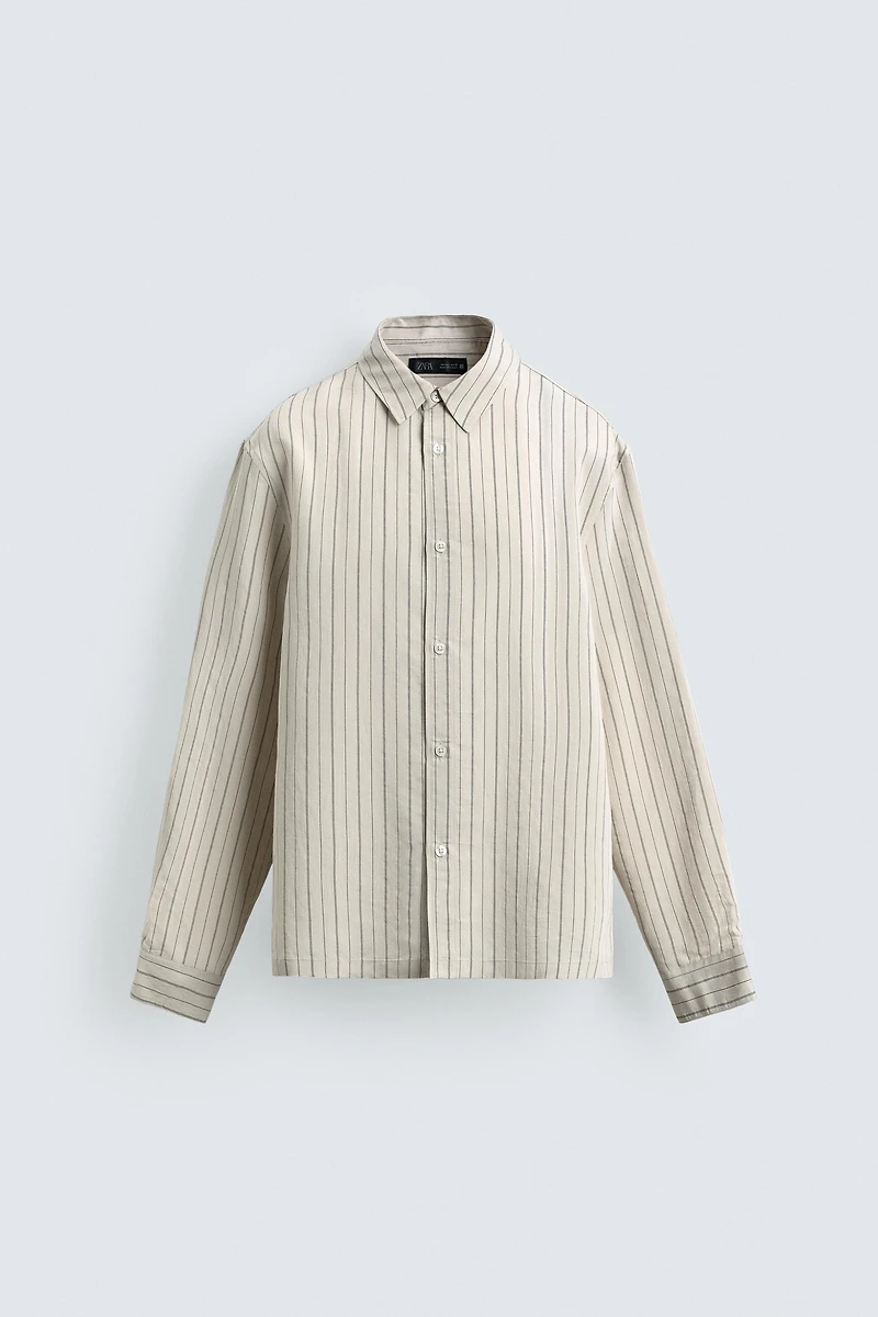 FLOWY STRIPED SHIRT