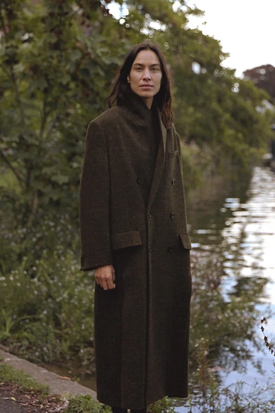 WOOL BLEND COAT WITH VENTS ZW COLLECTION