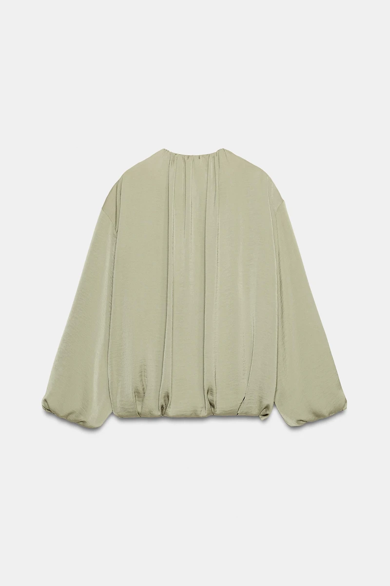 FLUID BALLOON BOMBER JACKET