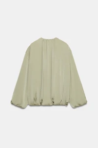 FLUID BALLOON BOMBER JACKET