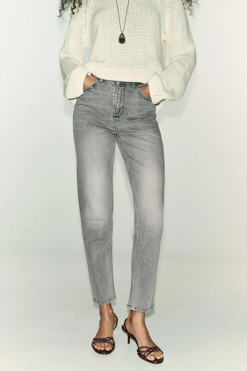 Z.01 HIGH WAIST COMFORT MOM FIT JEANS