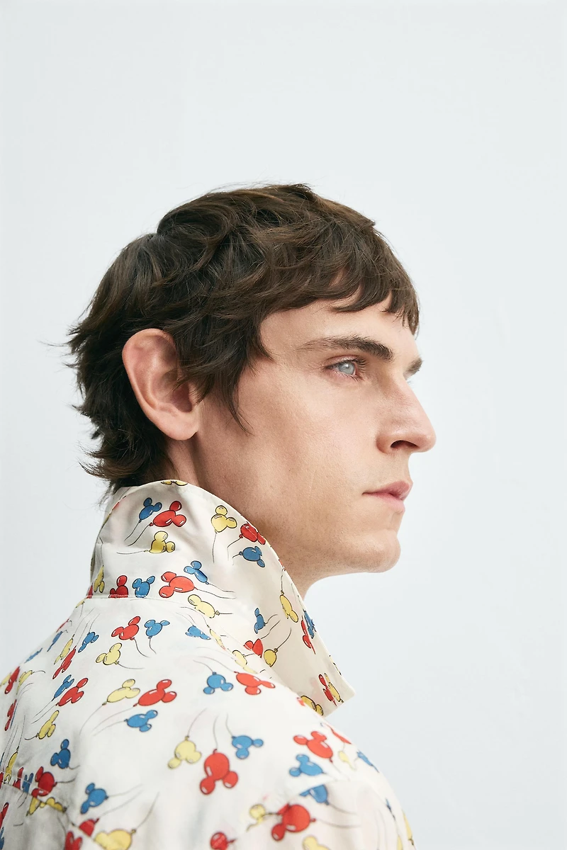 CHEMISE BALLONS MICKEY MOUSE HARRY LAMBERT FOR ZARA X DISNEY