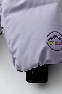 COMBINAISON DOUDOUNE CAPUCHE DÉTACHABLE COUPE-VENT ET RÉSISTANTE À L'EAU SYSTÈME RECCO® COLLECTION SKI