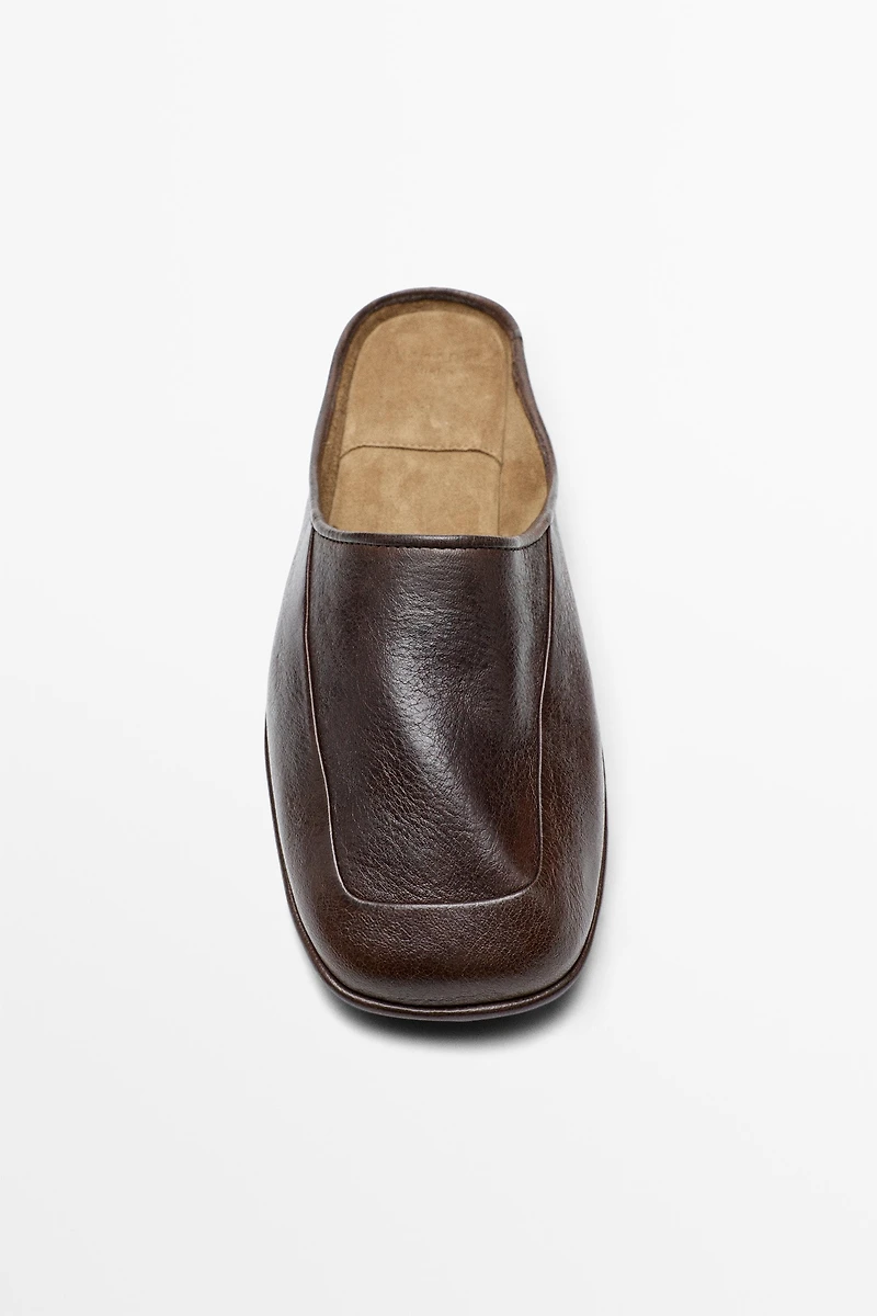 Soft leather mules - STUDIO