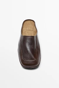 Soft leather mules - STUDIO