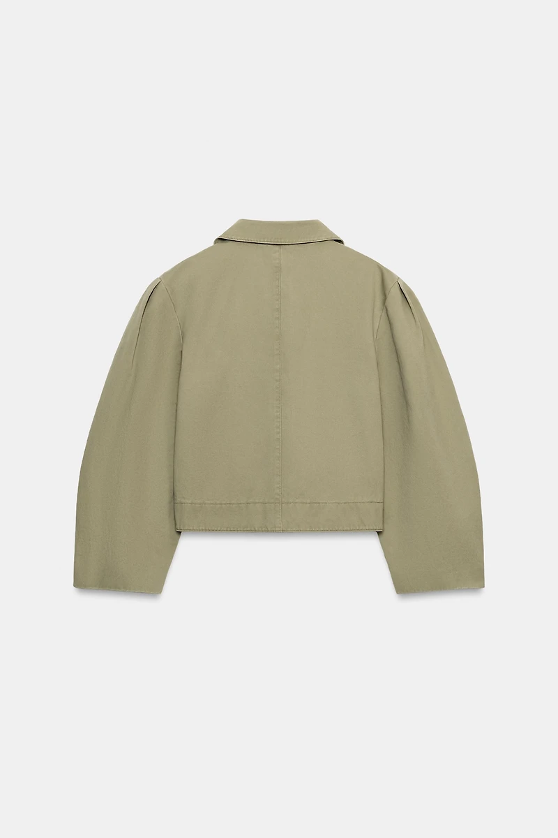 WASHED EFFECT SHORT JACKET