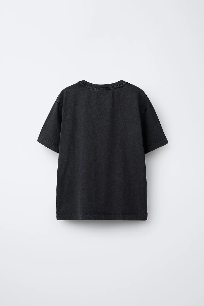 BASIC WASHED EFFECT T-SHIRT