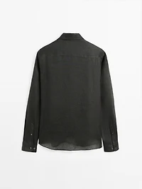 100% linen regular fit shirt
