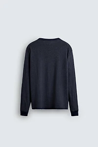 PULL RAYÉ EN COTON ET CACHEMIRE