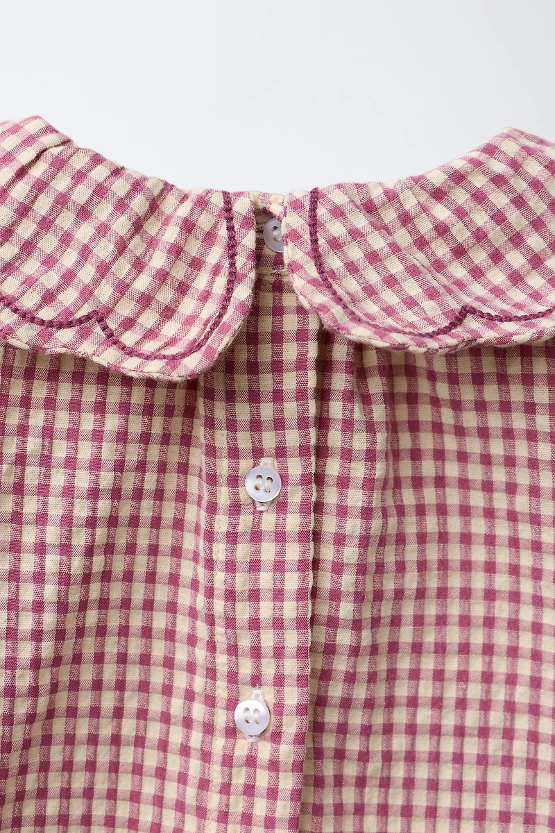 GINGHAM ROMPER