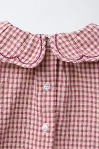 GINGHAM ROMPER