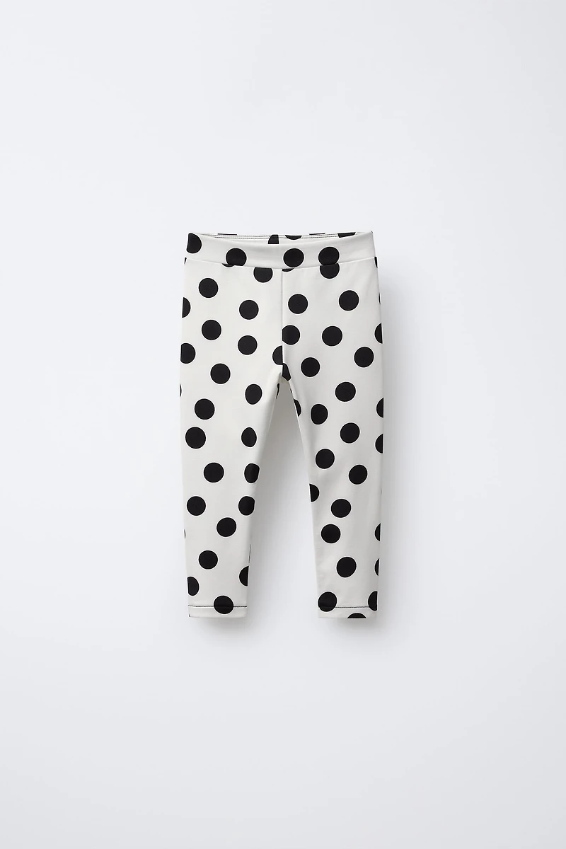 BREATHABLE POLKA DOT LEGGINGS