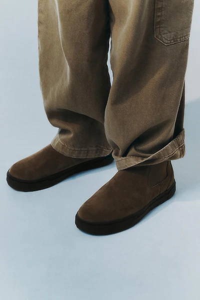 CHELSEA SPLIT LEATHER ANKLE BOOTS