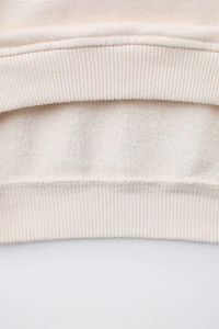 COLOR BLOCK LABEL SWEATSHIRT