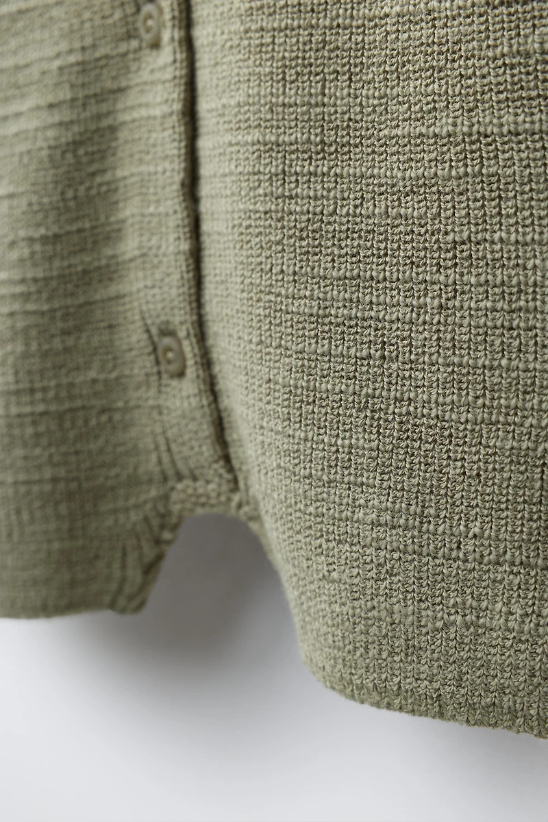 PEARL KNIT SHORT JUMPSUIT