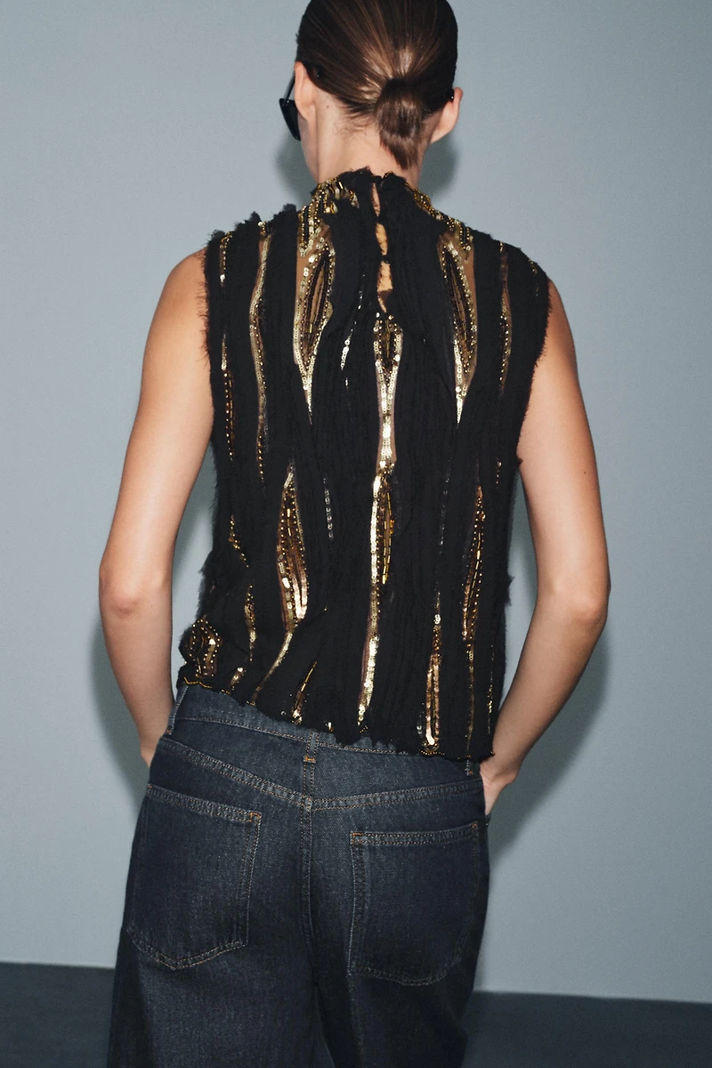 ZW COLLECTION LIMITED EDITION SEQUIN TOP
