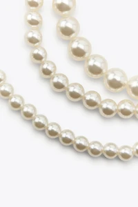 LOT DE 3 COLLIERS PERLES