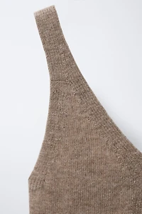 WOOL STRAP TOP