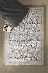 BLOCK PRINT COTTON AREA RUG