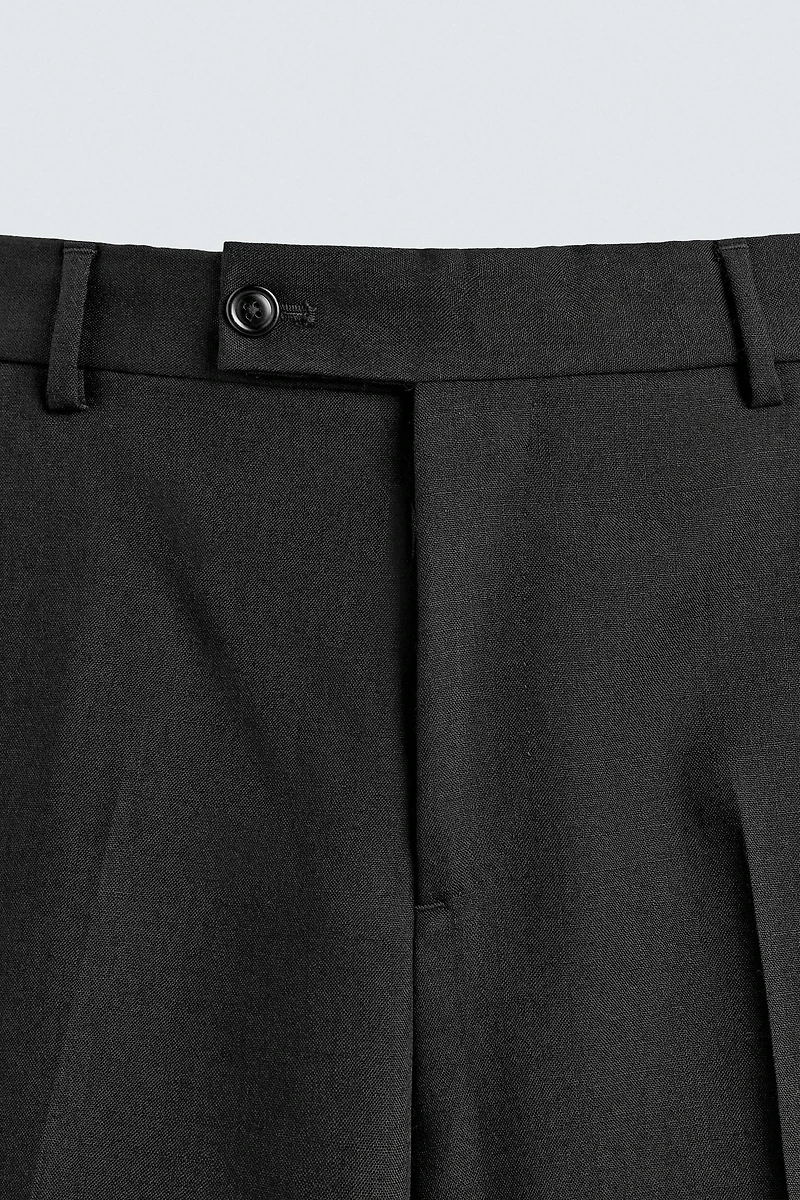 PANTALON DE COSTUME 100 % LAINE