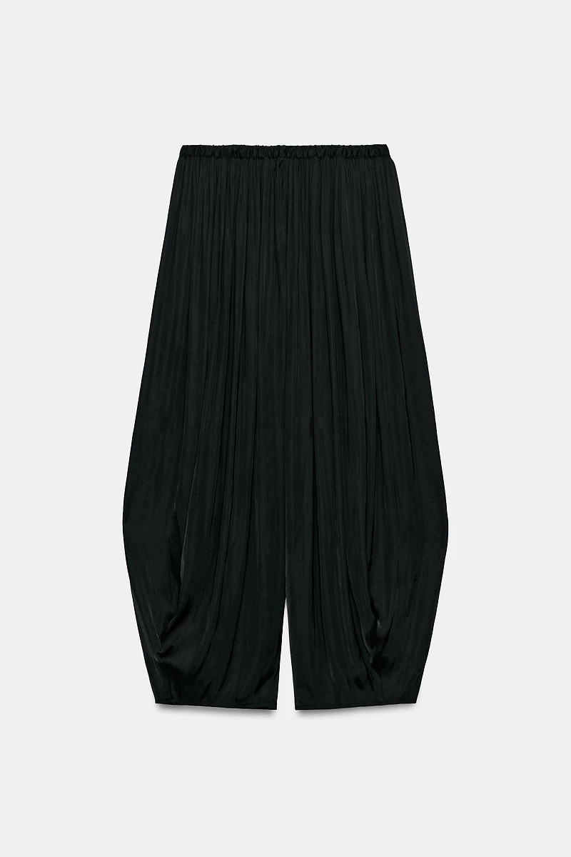 PANTALON BOUFFANT À PLIS