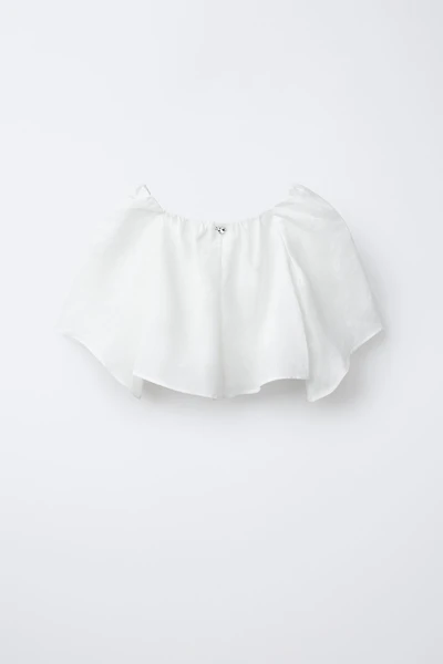 LINEN JEWEL HEART TOP