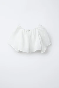 LINEN JEWEL HEART TOP