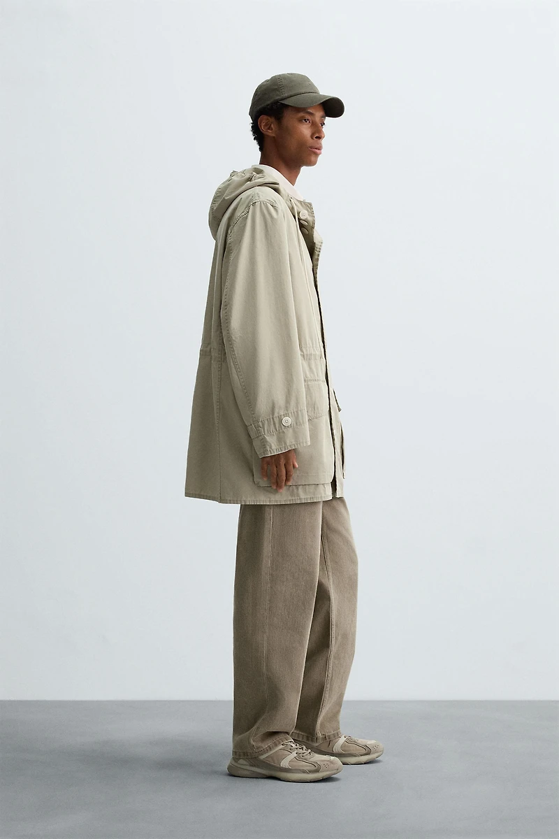 SHORT COTTON PARKA