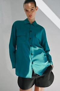 FLOWY POCKET SHIRT ZW COLLECTION