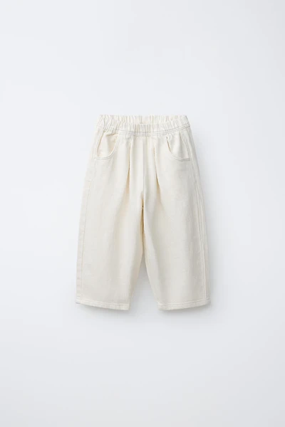 FLOWY TWILL PANTS