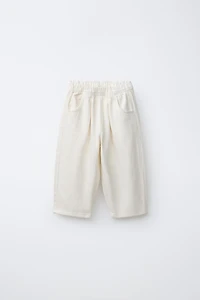 FLOWY TWILL PANTS