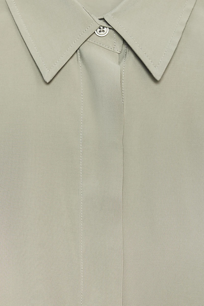 FLOWY SHORT SLEEVE SHIRT