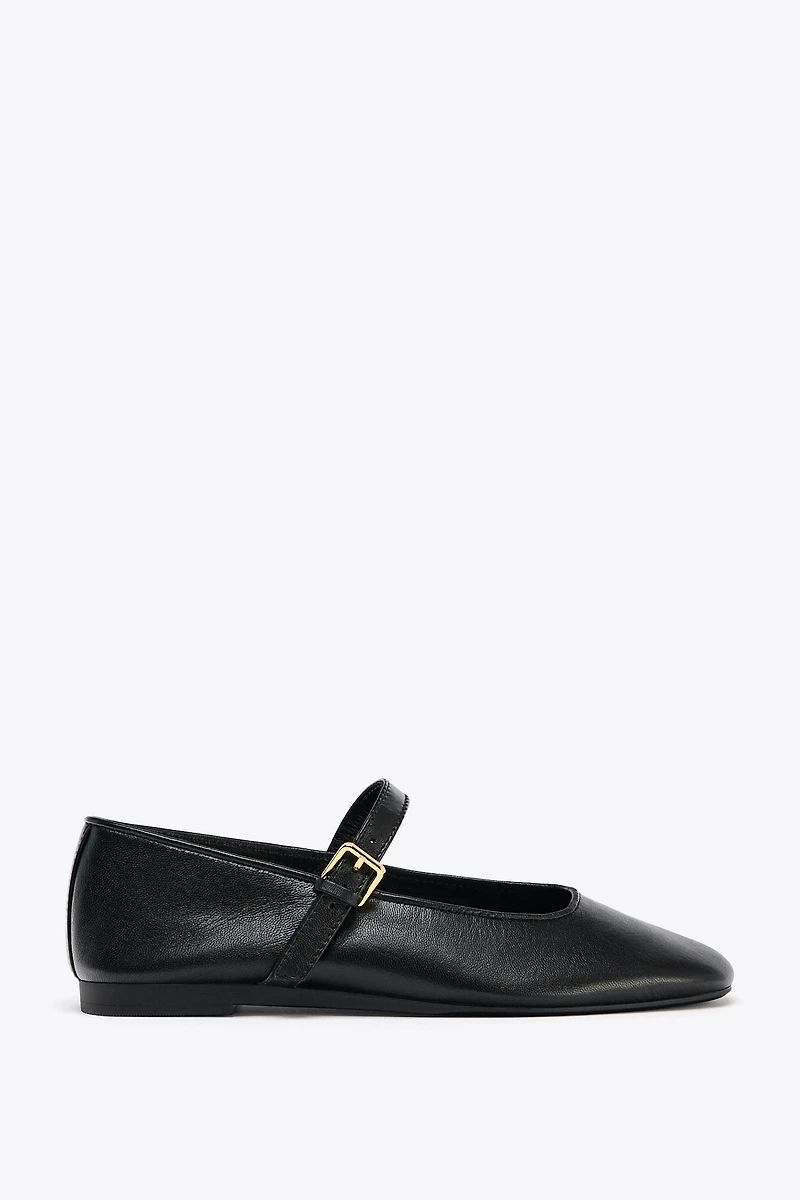 LEATHER BALLET FLATS 50TH ANNIVERSARY