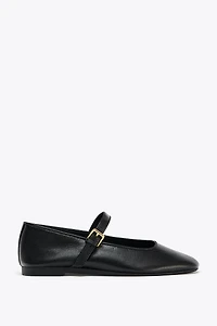 LEATHER BALLET FLATS 50TH ANNIVERSARY